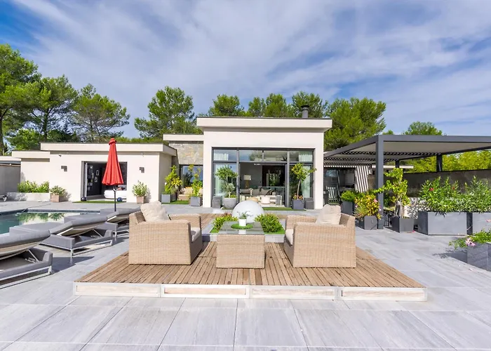Villa Prestigieuse Avec Vue Horizon Proche Montpellier